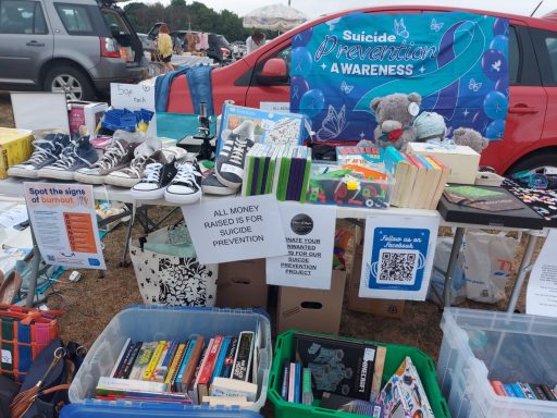 Car boot raising money for Prevention Van