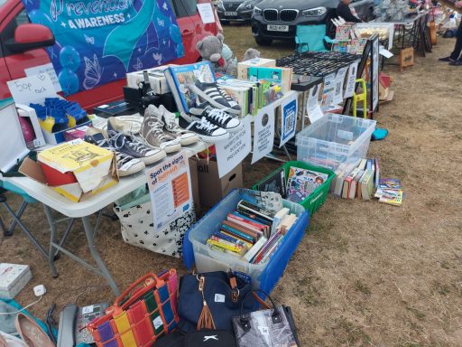 Car boot raising money for Prevention Van